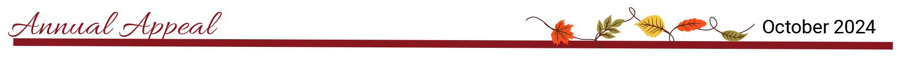 Annual Appeal October 2024
